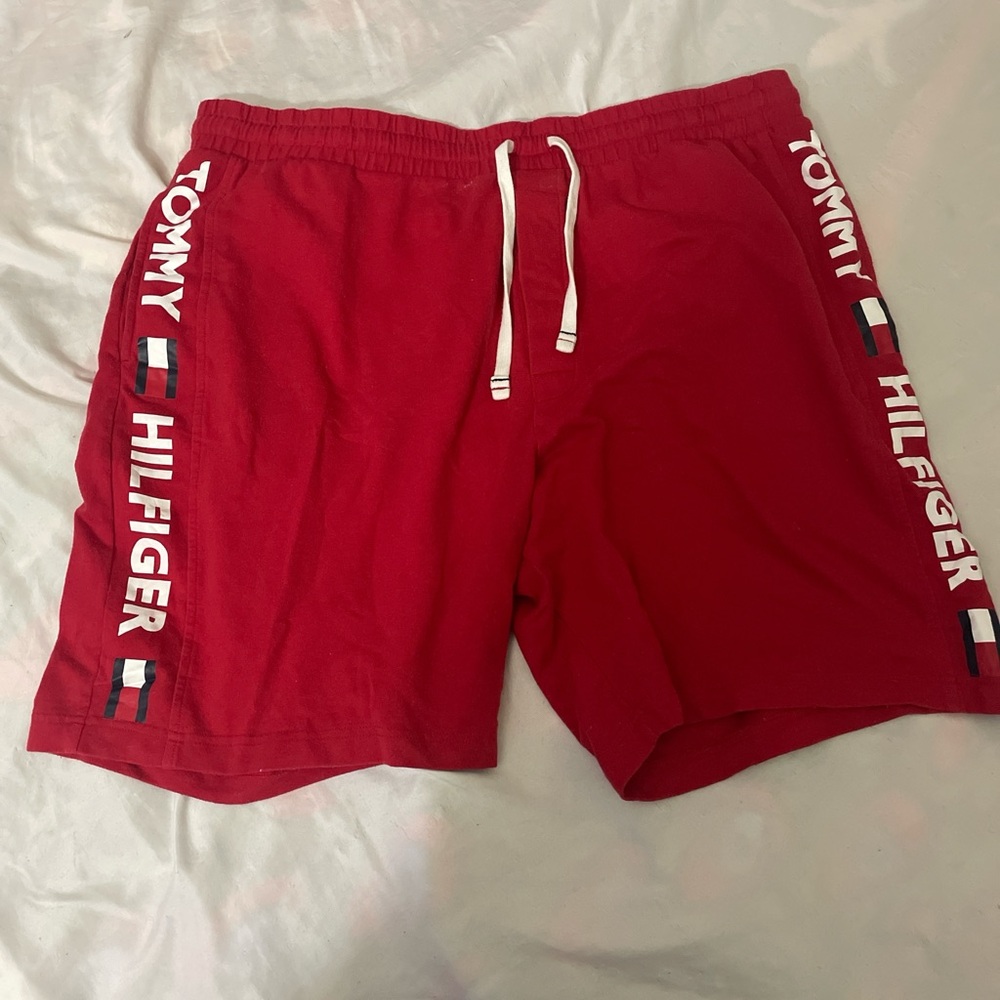 Tommy Hilfiger Bold Red Lounge Shorts